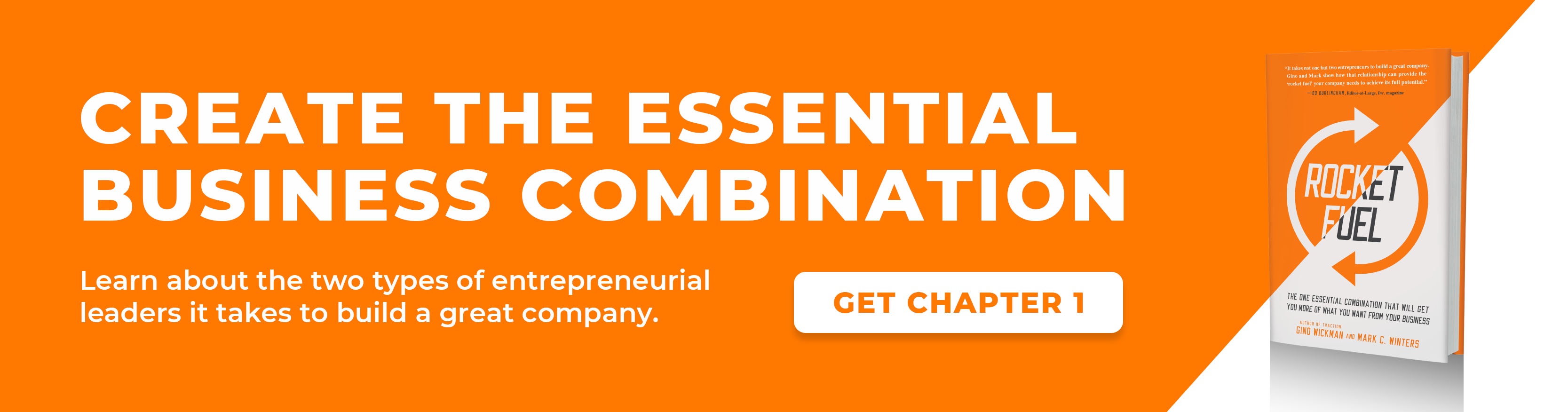 Create the essential business combination. Learn about the two types of entrepreneurial leaders it takes to build a great company